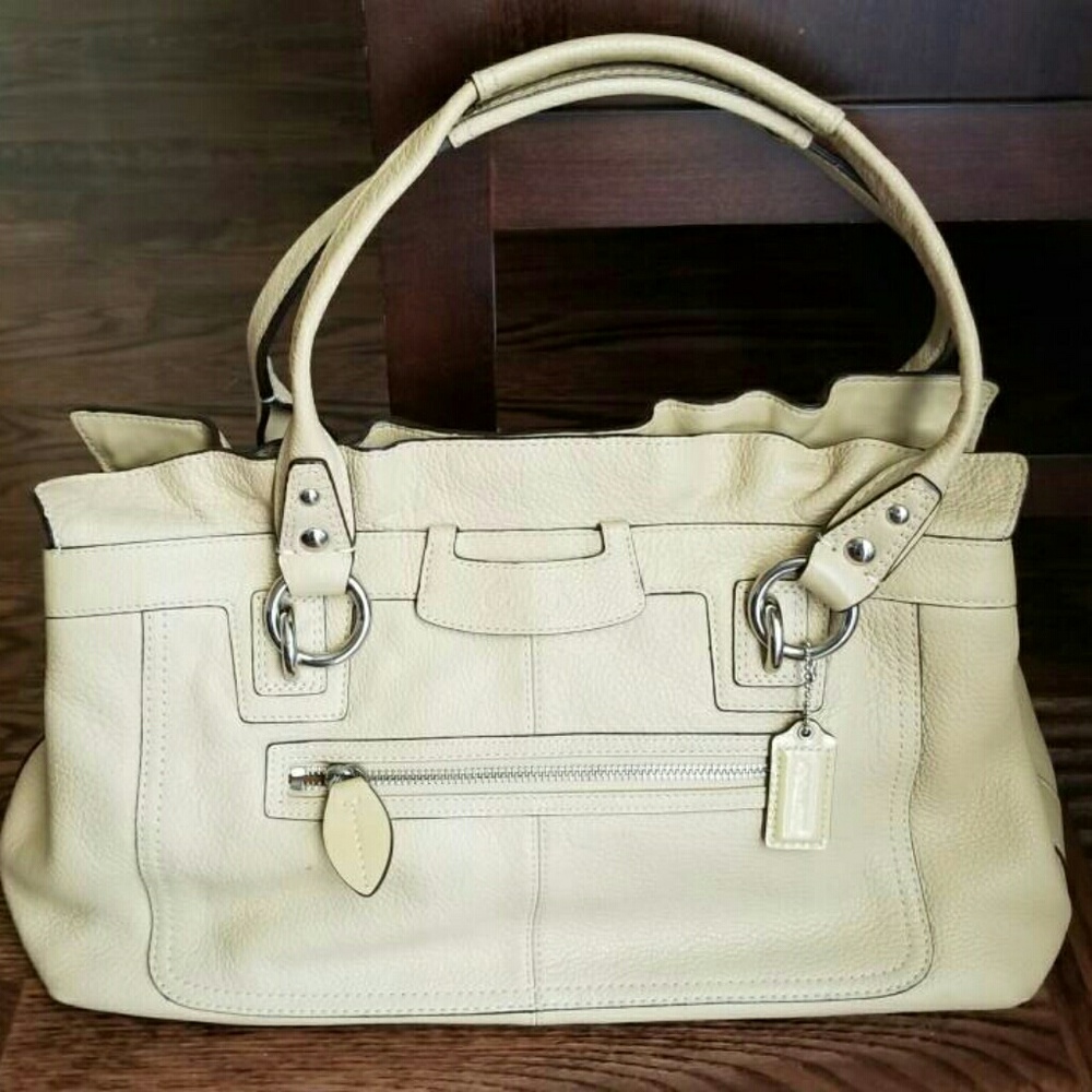 Coach leather purse